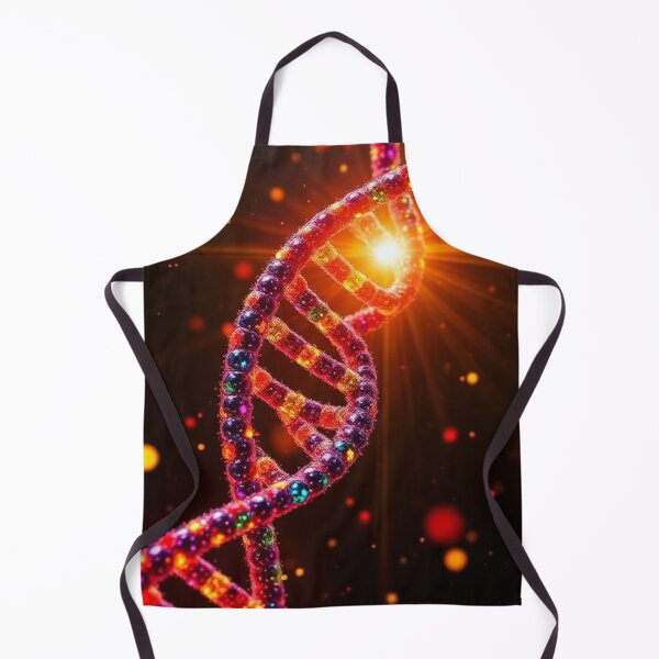 Item preview, Luminous DNA strand in space with bright orbs designed and sold by RAISC.