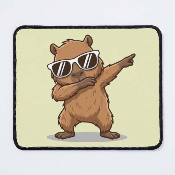Item preview, Dabbing Capybara – Funny Meme Animal Art designed and sold by Dogandesighn.