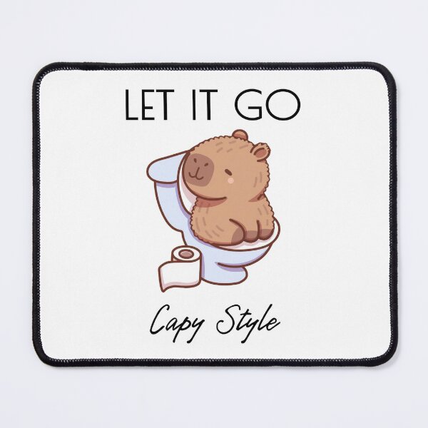 Item preview, Let It Go Capy Style Funny Logo designed and sold by logowannawear.