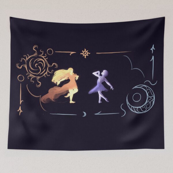 Item preview, o sol e a lua designed and sold by Nianbrine.