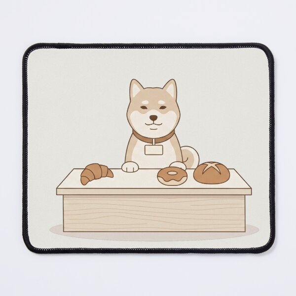 Item preview, Cute Bakery Dog Cashier Illustration designed and sold by Omni Craft .