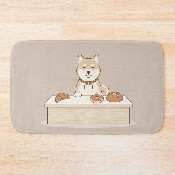 Item preview, Cute Bakery Dog Cashier Illustration designed and sold by Omni Craft .