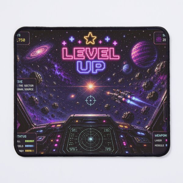 Item preview, Level Up Space Explorer | Retro Sci-Fi Gamer Design designed and sold by LevelUp!.