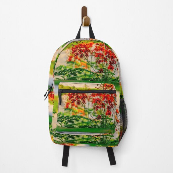 Item preview, flowers in bloom with a soft-focus garden background. designed and sold by AbulailArt.