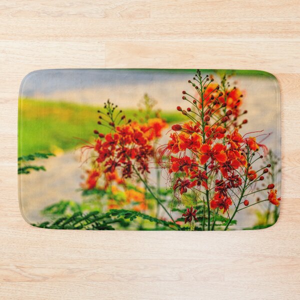 Item preview, flowers in bloom with a soft-focus garden background. designed and sold by AbulailArt.