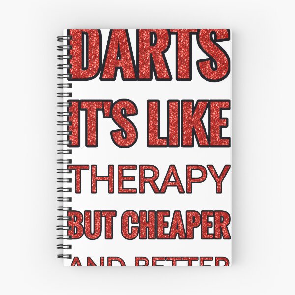 Item preview, Darts It'S Like Therapy But Cheaper And Better Red Rhinestone designed and sold by TheIconSmith.