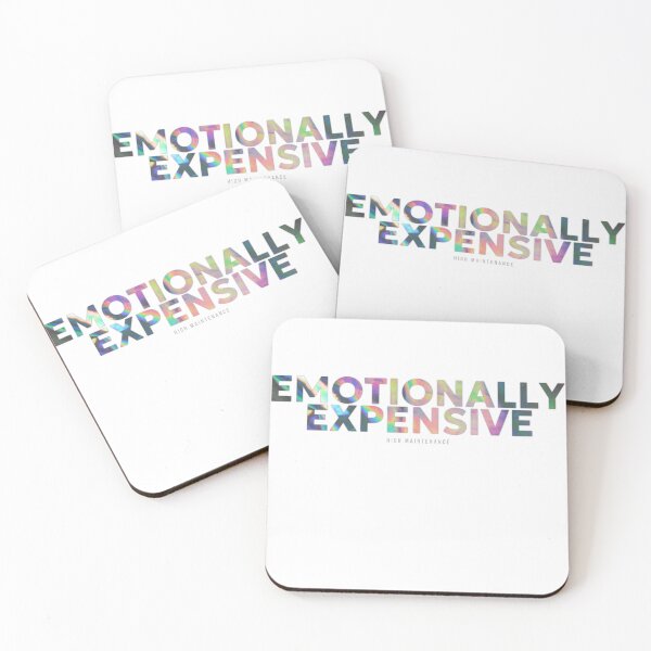 Item preview, Emotionally Expensive High Maintenance Typography Shirt Aesthetic Funny Tee designed and sold by QuirkyCloud Designs.