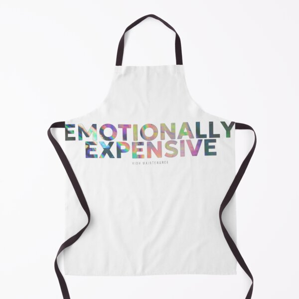 Item preview, Emotionally Expensive High Maintenance Typography Shirt Aesthetic Funny Tee designed and sold by QuirkyCloud Designs.