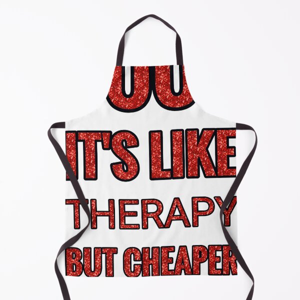 Item preview, Pool It'S Like Therapy But Cheaper And Better Red Rhinestone designed and sold by TheIconSmith.