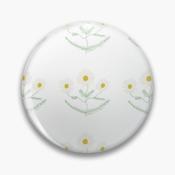 Item preview, White Chamomile Herbal Pattern designed and sold by Kazewalk.