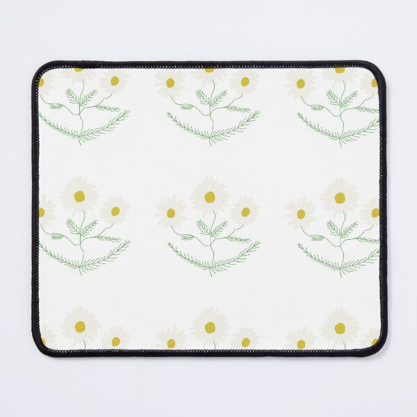 Item preview, White Chamomile Herbal Pattern designed and sold by Kazewalk.