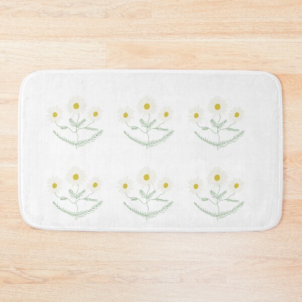 Item preview, White Chamomile Herbal Pattern designed and sold by Kazewalk.