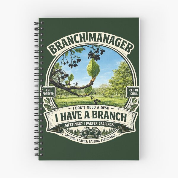 Item preview, Branch Manager – I Have a Branch | Funny Nature T-Shirt Design designed and sold by KielArt.