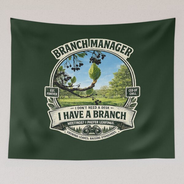 Item preview, Branch Manager – I Have a Branch | Funny Nature T-Shirt Design designed and sold by KielArt.