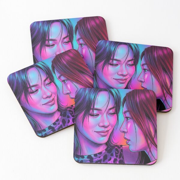 Item preview, Mixin' It Up 1 Kris Gorya Thai GL Series Lgbtq+ Sapphic Decor Poster Print Art Comic designed and sold by Mind Space.