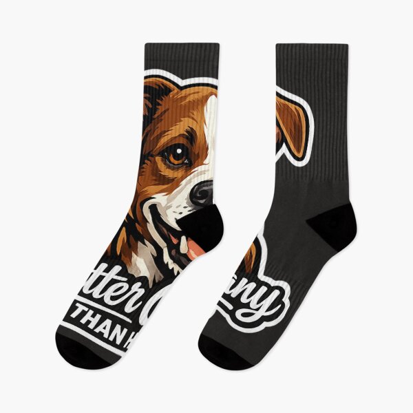 Item preview, Better Company Than Humans - Funny Pitbull Dog Art designed and sold by EchoPrint Co..