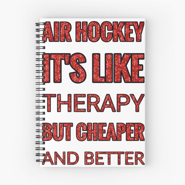 Item preview, Air Hockey It'S Like Therapy But Cheaper And Better Red Rhinestone designed and sold by TheIconSmith.