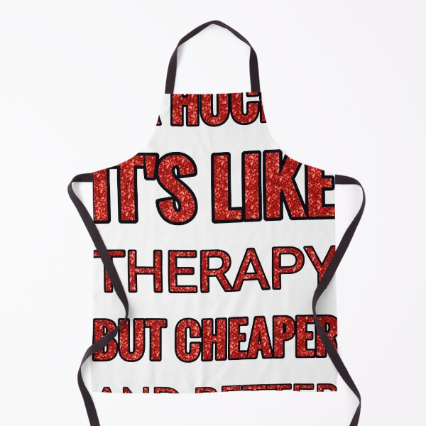 Item preview, Air Hockey It'S Like Therapy But Cheaper And Better Red Rhinestone designed and sold by TheIconSmith.