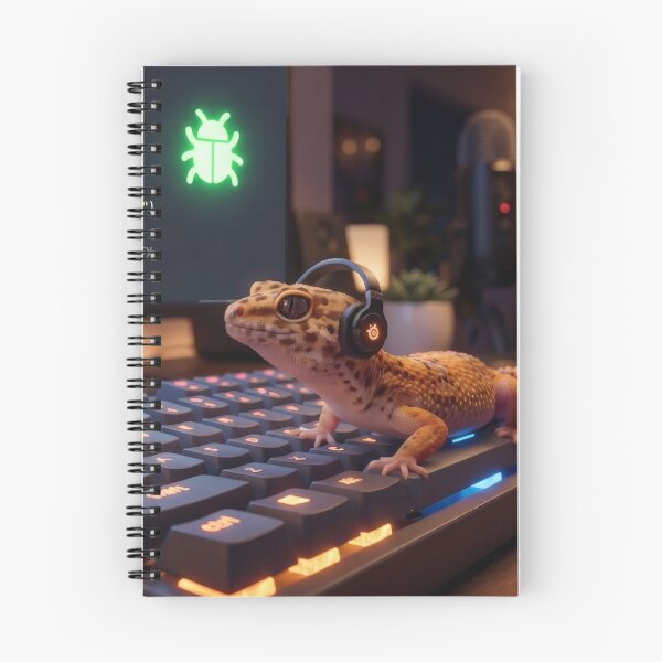 Item preview, Leopard Gecko Software Engineer at Work designed and sold by Omni Craft .