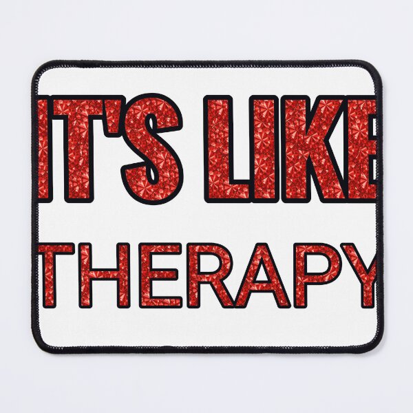 Item preview, Bunco It'S Like Therapy But Cheaper And Better Red Rhinestone designed and sold by TheIconSmith.