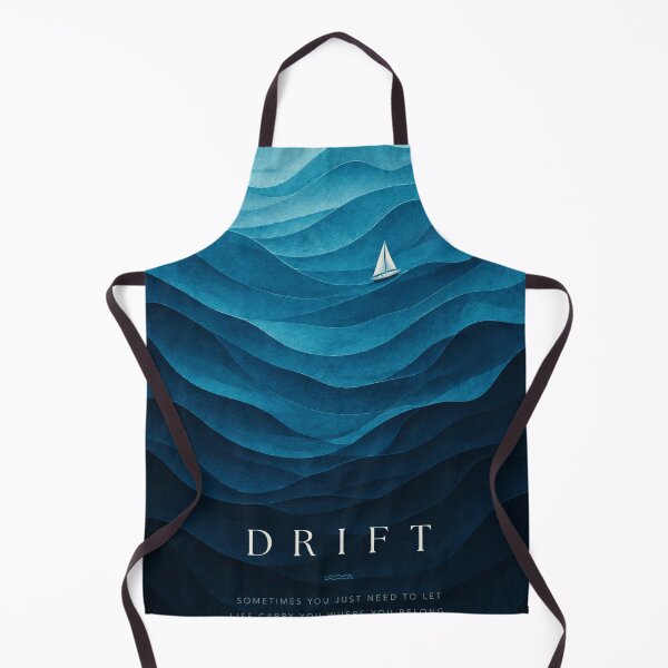 Item preview, Drift Abstract Ocean Poster | Minimal Sailboat Wall Art | Cinematic Sea Print designed and sold by Watchyyy.