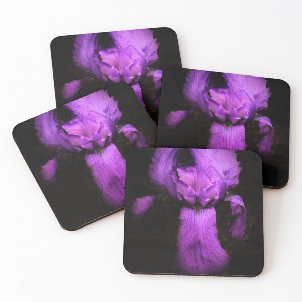 Item preview, Velvet Purple Iris | Dark Botanical Photography designed and sold by SilentBloomLab.