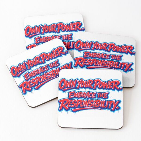 Item preview, Own Your Power Responsibility Quote | Urban Hero Typography designed and sold by Art by Debasish.