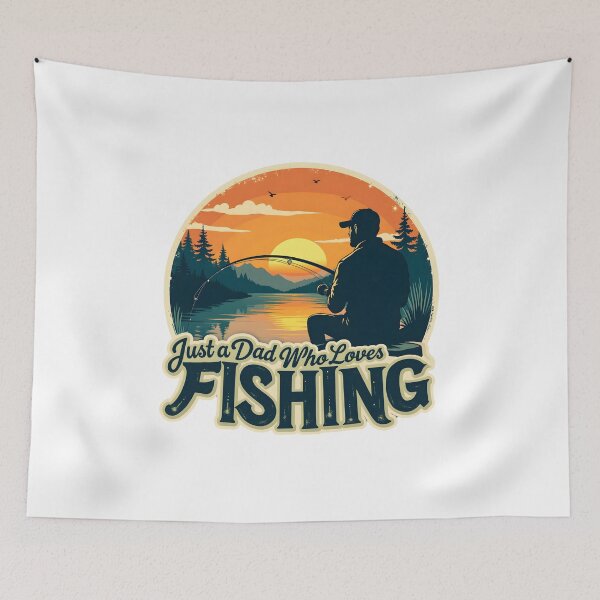 Item preview, Funny Fishing Dad Sticker - Dad Joke Fisherman Gift designed and sold by Vajid Designs .