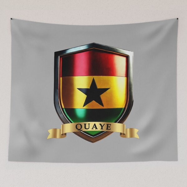 Item preview, Quaye Ghana Heritage Emblem Shield designed and sold by Highlandkings.