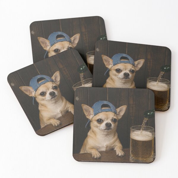 Item preview, Chihuahua Drinking Beer Funny Dog Meme designed and sold by will freed18.