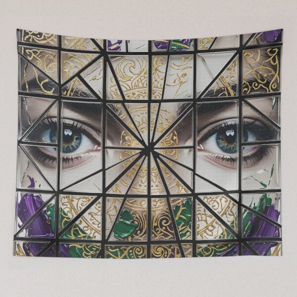 Item preview, Dangerous Eyes - Ornate Tiled Chaos designed and sold by Dhenin Studio.