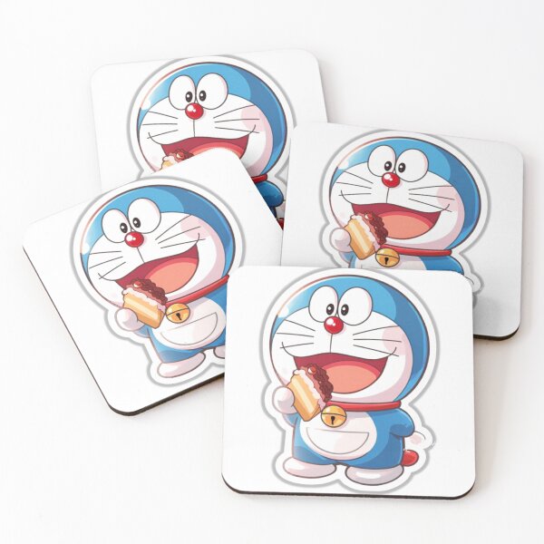 Item preview, Cute Doraemon Eating Dorayaki – Classic Anime Sticker designed and sold by simranart111.