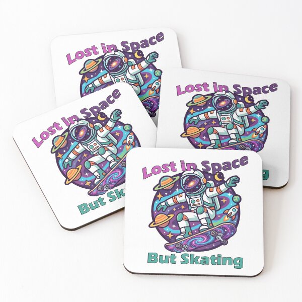 Item preview, Astronaut skating in space designed and sold by YasminTaha.