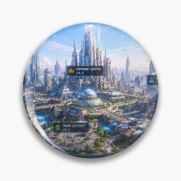 Item preview, Level Up Galactic Empire | Futuristic Sci-Fi City Builder Gamer Design designed and sold by LevelUp!.