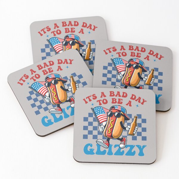 Item preview, Its A Bad Day to Be A Glizzy Grill Hot Dog 4th of July Men designed and sold by mjohnson9.