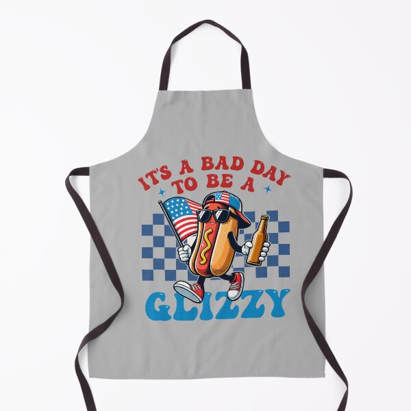Item preview, Its A Bad Day to Be A Glizzy Grill Hot Dog 4th of July Men designed and sold by mjohnson9.