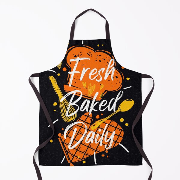 Item preview, Fresh Baked Daily kitchen decor black backgrawnd designed and sold by Bearlala.
