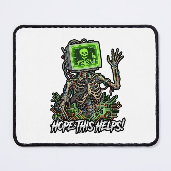Item preview, Hope This Helps | Corporate Brainrot Horror designed and sold by SignalStatic.