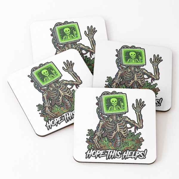 Item preview, Hope This Helps | Corporate Brainrot Horror designed and sold by SignalStatic.