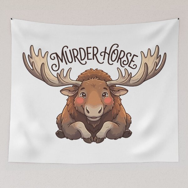 Item preview, Majestic Murder Horse Cute Moose designed and sold by Petzzz.
