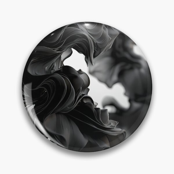 Item preview, Black and white sculptural abstraction designed and sold by CosmicGlyph.