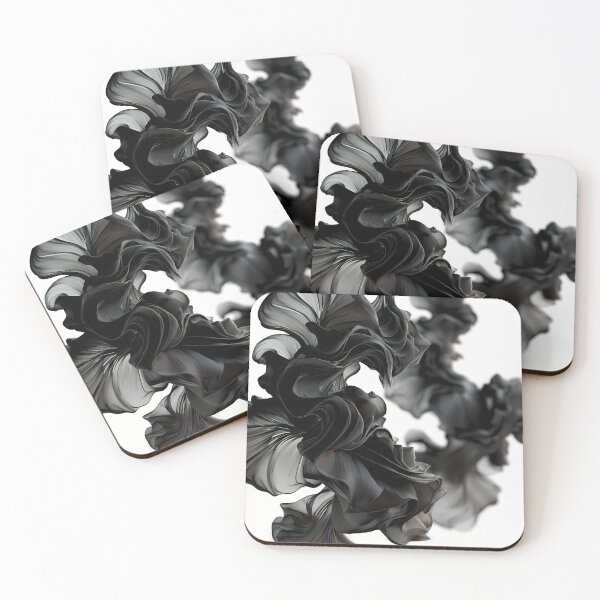Item preview, Black and white sculptural abstraction designed and sold by CosmicGlyph.