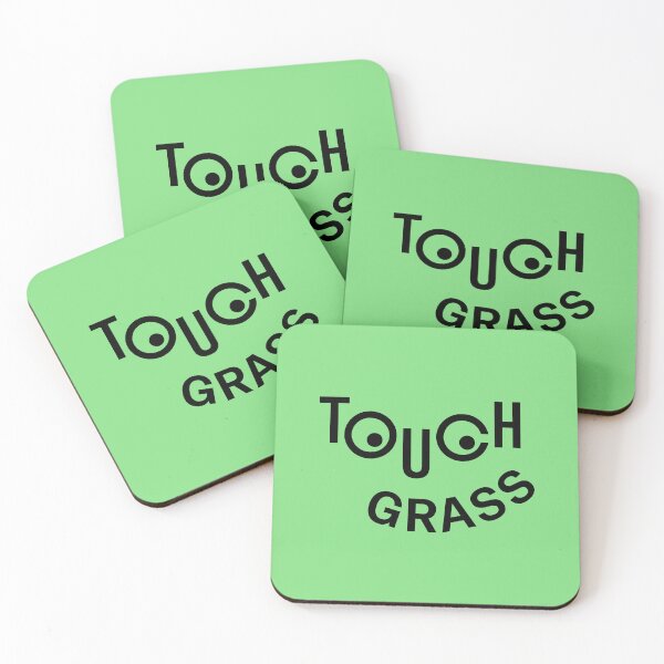 Item preview, Touch Grass Happy Face designed and sold by Be-bored.
