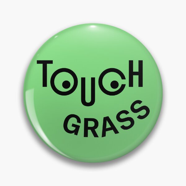 Item preview, Touch Grass Happy Face designed and sold by Be-bored.