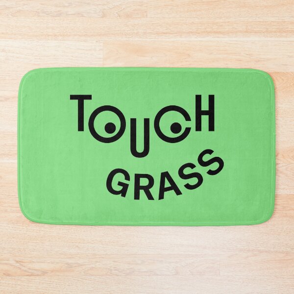 Item preview, Touch Grass Happy Face designed and sold by Be-bored.