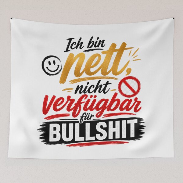Item preview, I'm nice, not available for bullshit – setting boundaries saying designed and sold by CLOUTKULT.