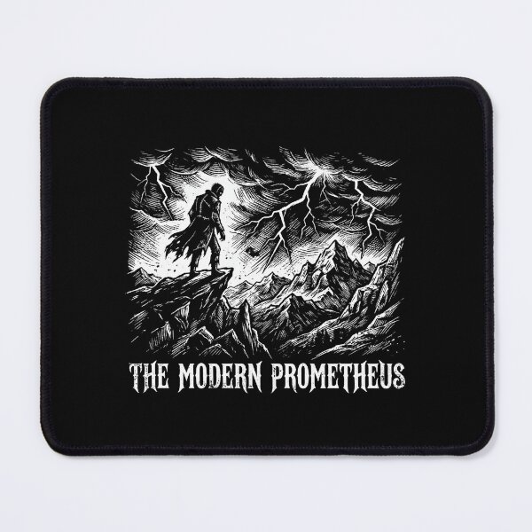 Item preview, The Modern Prometheus Frankenstein Stormy Mountain Gothic Art designed and sold by Fenay Designs.
