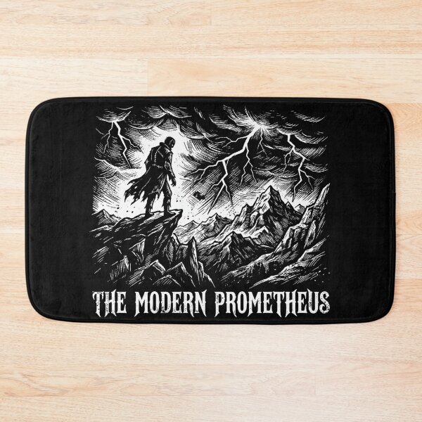 Item preview, The Modern Prometheus Frankenstein Stormy Mountain Gothic Art designed and sold by Fenay Designs.