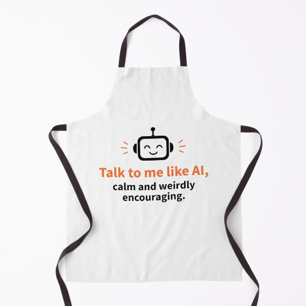 Item preview, AI Robot Calm Encouraging Tech Support designed and sold by AntiqueImages.