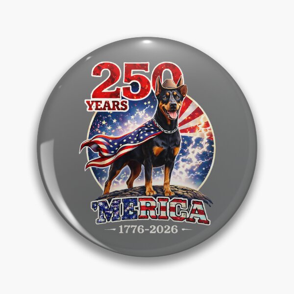 Item preview, 250 Years of Freedom Doberman Pinscher Dog 1776-2026 4th of designed and sold by KristineLi.